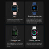 MX7 1.69 inch IPS Touch Screen IP68 Waterproof Smart Watch, Support Sleep Monitoring / Heart Rate Monitoring / Bluetooth Call / Body Temperature Monitoring(Black)