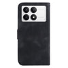 For Xiaomi Redmi K70 / K70 Pro Seven-shaped Embossed Leather Phone Case(Black)