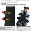 Motorcycle Metal Navigation Mobile Phone Bracket,Style: Thin Tube Fixation (Hand Twist)