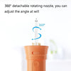 S57 Household Portable Electric Tooth Flusher(Orange with 4 Nozzles)