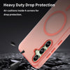 For Samsung Galaxy S24 FE 5G MagSafe Frosted Translucent TPU + PC Full Coverage Phone Case(Red)