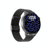 DT4 1.36 inch Steel Watchband Color Screen Smart Watch(Black)
