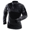 Wearable Long-sleeved Frog Field Suit for Men, Size:XL(Black Python)