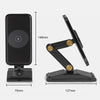 3-In-1 Magsafe Rotating Folding Magnetic Desktop Wireless Charger(Black)