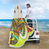 Polyester Printed Summer Bath Towel Round Elephant Sand Beach Towel Shawl Scarf, Size: 150 x 150cm