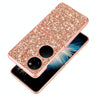 For Huawei P50 Pocket Glitter Powder Shockproof TPU Folding Phone Case(Rose Gold)