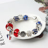 World Cup France Flag Souvenir Bracelets European and American Fashion Alloy Bracelet, Size: 20cm