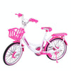 1:8 Scale Simulation Alloy Bicycle Model Mini Bicycle Toy Decoration(Road Bike-Pink)