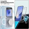 For Samsung Galaxy Z Flip6 Hinge MagSafe PC Full Coverage Phone Case(Transparent)
