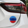 4 PCS National Flag Metal Car Sticker Wheel Hub Caps Centre Cover Decoration