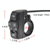 3 In 1 Switch Mountain Car Skateboard Horn Headlights Turn Switch(36V)