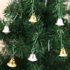 10 in 1 Christmas Decorating Christmas Tree Small Bells Decoration Supplies, Size: 2*2cm(Gold)