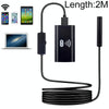 F99 HD Mobile Phone Endoscope, 8mm Waterproof Pipe Endoscope, Wifi Version, Hardwire, Length: 2m (Black)