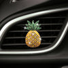 Car Air Conditioning Vent Pineapple Decorative Aromatherapy Clip(Rhinestones)