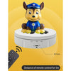2 In 1 Charging Turntable Rotary Jewelry Live Shooting Display Stand, Color: White Remote Control