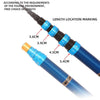 Carbon Short Section Fishing Rod Short Section Positioning Handle Rod, Length: 3.6m(Black)