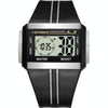 SYNOKE 9222 Men Large Screen Square Multi-Function Waterproof Luminous Electronic Watch(Black)