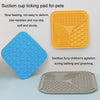 Silicone Licking Mat, Grey, Large - Slow Feeder Dog Bowl with Suction