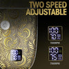 Men Electric Shaver Full Metal Body Reciprocating Shaver(Gold+Knife Net)