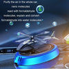 Car-Mounted Solar Rotating Airplane Aromatherapy Ornaments(Gray)