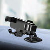 650 Vehicle-mounted Mobile Phone Gravity Bracket Air Outlet Navigation Holder, Color:Paste Black