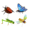 Children Insects Cognition DIY 3D Puzzle KT Board Handmade Simulation Animal Model Toys, Model: Locust