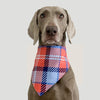 XL Waterproof Pet Triangle Towel, Blue & Orange (22.5-30kg Dogs)