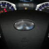2 PCS Car Carbon Fiber Steering Wheel Logo Decorative Sticker for Infiniti Q50 / Q60 2014-2020