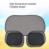 Non-Porous Suction Cup Car Mesh Sunshade(Black Rear Block+Black Side Block x 4)
