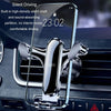 BUDK Triangle Gravity Sensor Car Phone Bracket Car Air Vent Navigation Holder, Model: Adhesive Model