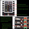 1 in 10 Out Fuse Box Screw Terminal Section Fuse Holder Kits with LED Warning Indicator for Auto Car Truck Boat