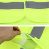 XL Reflective Fluorescent Vest Safty Cloth Driving School Construction Traffic Safty Warning Working Cloth(Fluorescent Green)
