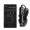 Digital Camera Battery Car Charger for Canon NP-7L(Black)