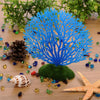 Blue Silicone Coral Ornament - Aquarium Decoration