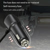 120W Digital Display Cigarette Lighter Car Fast Charging Charger(Black)