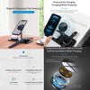 SW12 3 in 1 Metal Magnetic Wireless Charger(White)