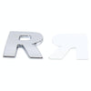 Car Vehicle Badge Emblem 3D English Letter R Self-adhesive Sticker Decal, Size: 4.5*4.5*0.5cm