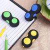 Hand Pad Toys Stress Relief Puzzle Magic Pad Anti Stress Game Handle Decompression(Yellow)