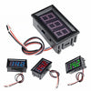 0V-30V 3 Wire DC Voltmeter Terminal 0.56 Inch LED Digital Voltmeter Accessories Reverse Connection Protection, Color: Green