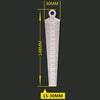 Wedge Feeler Gap 15-30mm Stainless Steel Ruler Inspection Taper Gauge Metric Measure Tool