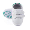 D0735 PU Leather Soft Soled Slip-On Baby Walking Shoes, Size: 11cm(Greentail)