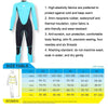 SLINX Women Slim Sun Protection Warm Wetsuit Long -Sleeved Full Body Snorkeling Supreme Surfing, Size: S(Lake Green)
