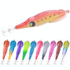 HENGJIA SJ042 Squid Steel Filament Shrimp Bionic Bait Sea Fishing Lures, Size: 9.5cm 6g(White Purple)