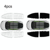 For Tesla Model Y 4pcs White Car Side Window Privacy Sun Protection Curtain