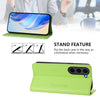 For Samsung Galaxy S23+ 5G RC01 Dual-Folded Magnetic Suction RFID Leather Phone Case(Grass Green)