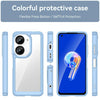 For Asus ZenFone 9 Colorful Series Acrylic + TPU Phone Case(Blue)