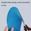10pairs 5D Nano Antibacterial Deodorant Breathable Anti-Slip Massage Insole, Size: 37-38(Navy Blue)