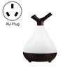 YCTA-008 Household Mute Small Wood Grain Colorful Light Aroma Diffuser Night Tree Air Humidifier, Product specifications: AU Plug(Deep Wood Grain)