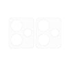 For Redmi 12 4G / 12 5G / Poco M6 Pro 5G 2pcs ENKAY Hat-Prince 9H Rear Camera Lens Tempered Glass Film(Transparent)