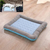 Cooling Ice Silk Pet Nest Pad, Blue, Medium (55x45cm) - Dog & Cat